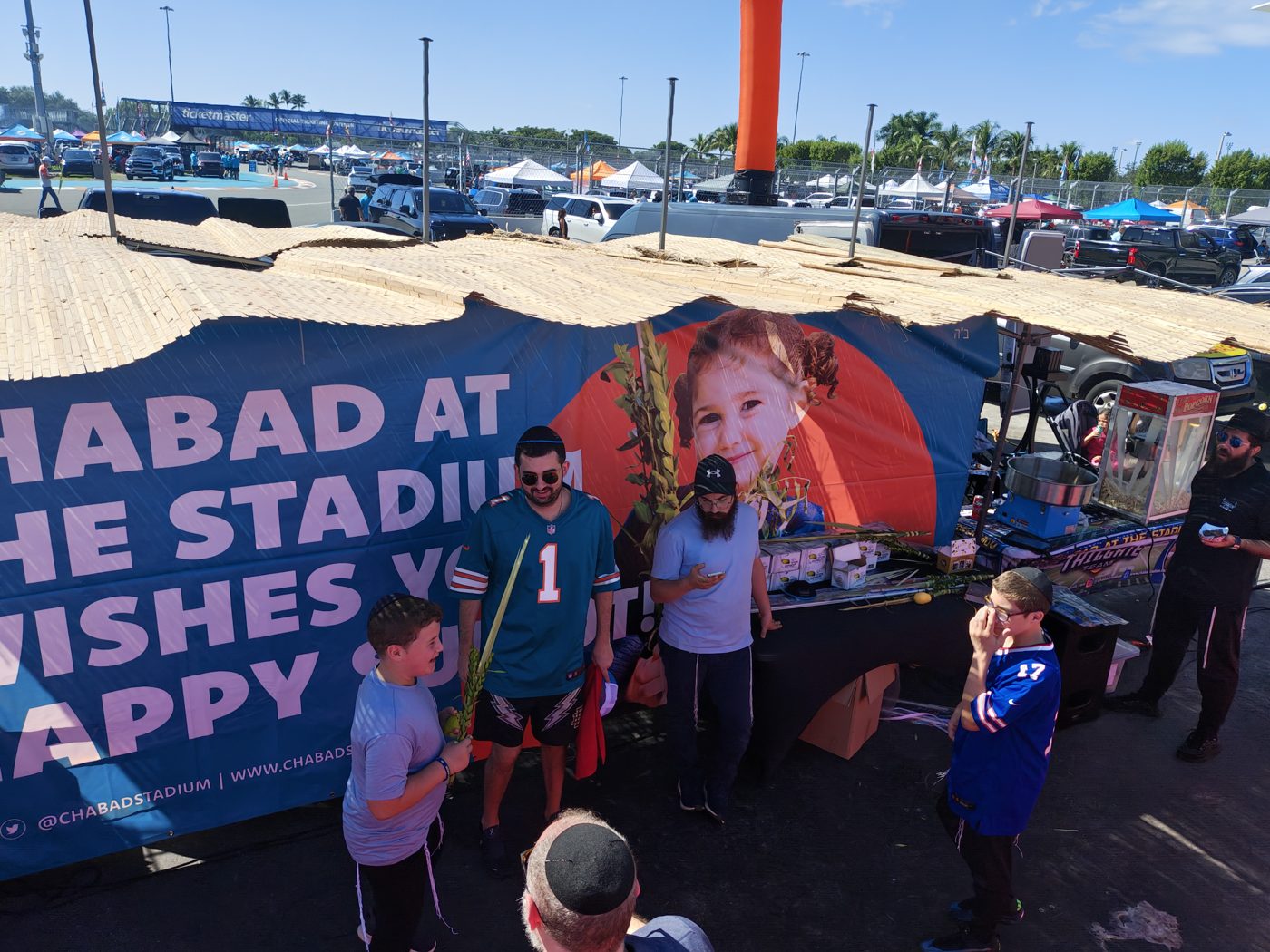 Community outreach at Chabad at the Stadium