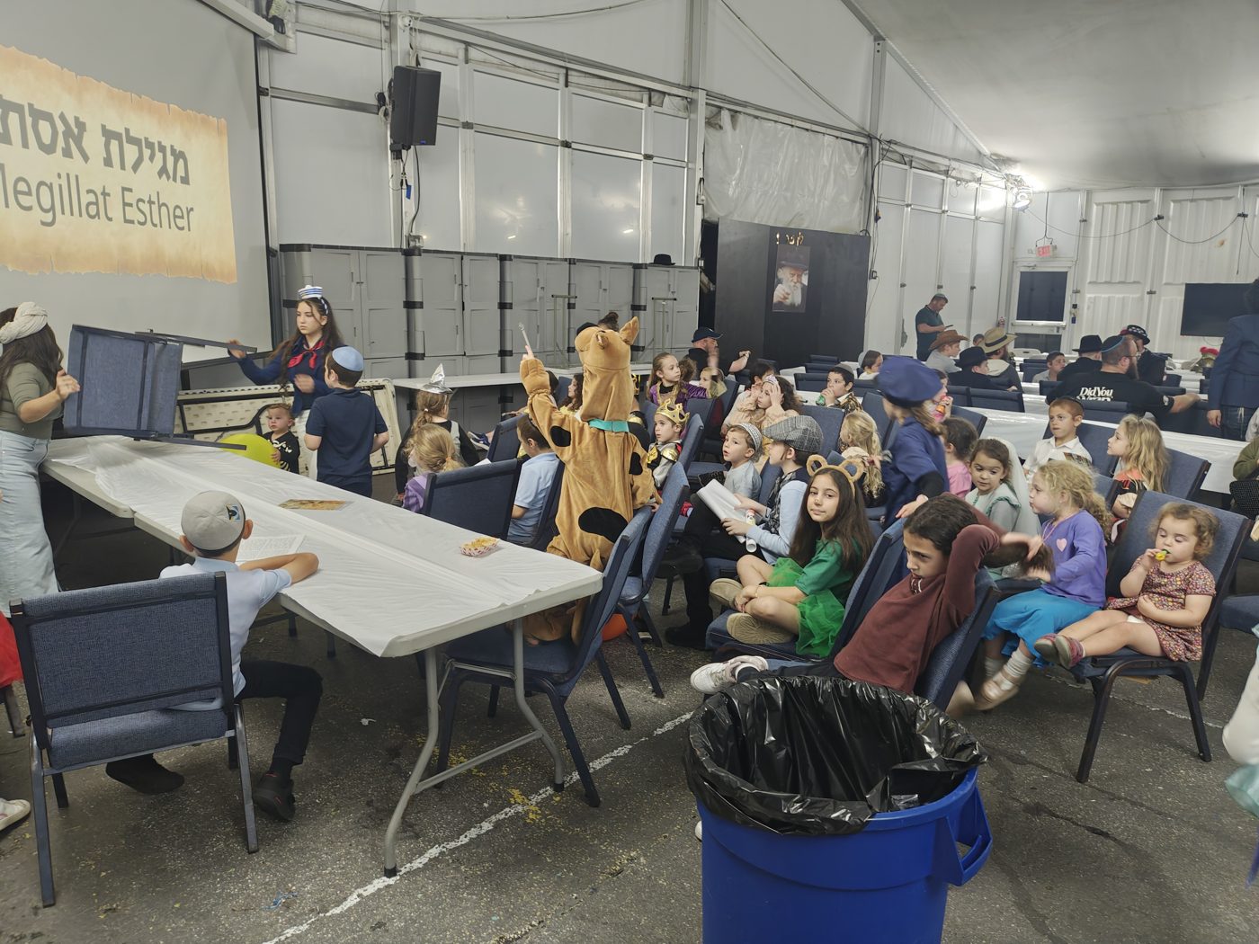 Holiday celebration — Megillah reading on Purim